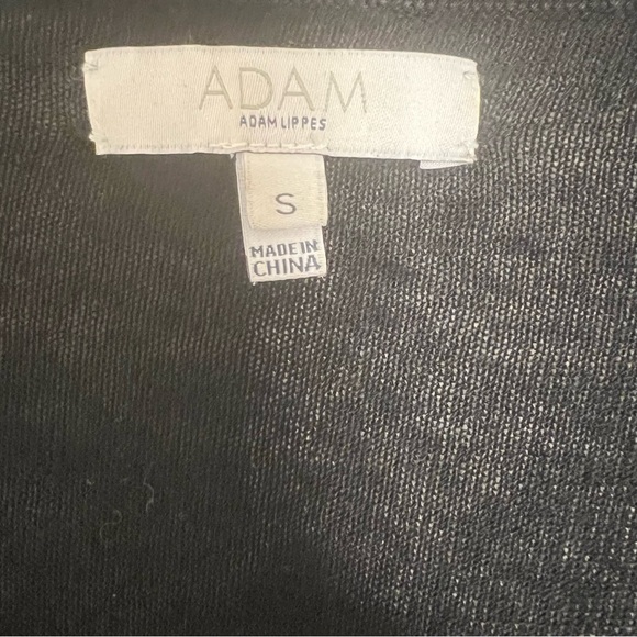 Adam Lippes Black Bamboo Cashmere Minimalist Cardigan Sweater Capsule Wardrobe - Picture 2 of 8